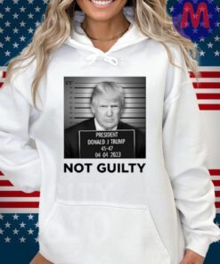 Official Trump Mugshot White Hoodie T-Shirt