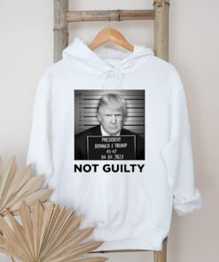 Official Trump Mugshot White Hoodies