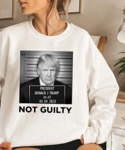 Official Trump Mugshot White Sweatshirts