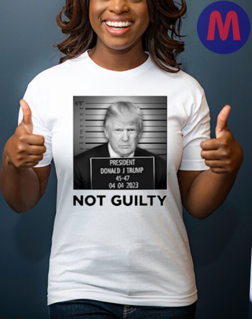 Official Trump Mugshot Women's White Cotton T-Shirt