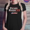 Picard Riker For President 2024 Make It So T-Shirt
