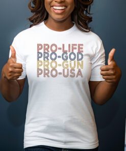 Pro Life Choose Life Conservative Republican 2024 T-Shirt