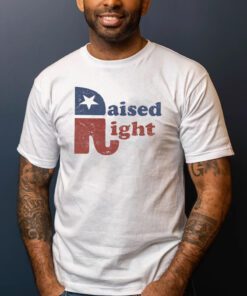 Raised Right Republican Elephant Pro America Conservative T-Shirt