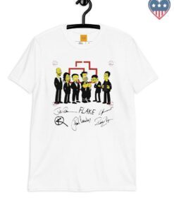 Rammstein Simpsons Flake Signatures Shirt