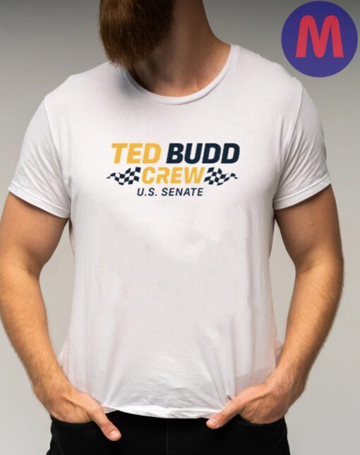 Ted Budd Crew White Fine Jersey T-Shirts