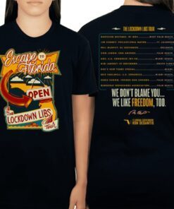 The Lockdown Libs Tour Black Cotton T-Shirt