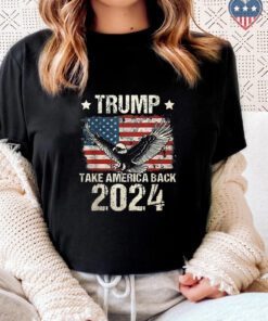 Trump 2024 Flag Take America Back T-Shirt