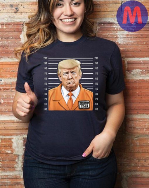 Trump 2024 Prisoner Mugshot T-Shirt