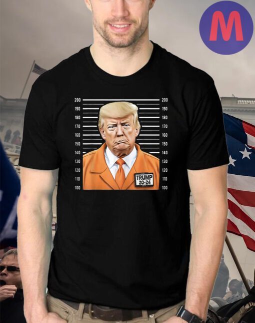 Trump 2024 Prisoner Mugshot T-Shirts