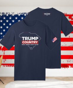 Trump Country-South Carolina Navy Cotton T-Shirt