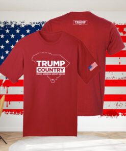 Trump Country-South Carolina Red Cotton T-Shirt