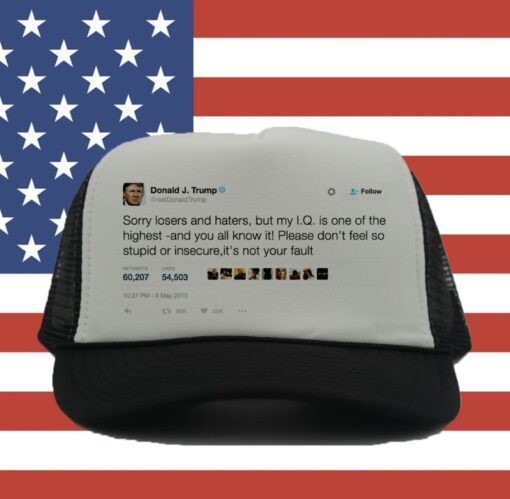 Trumps funniest tweets 2 trendy trucker Hat