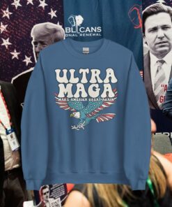 Ultra MAGA Make America Great Again Distressed Unisex Sweatshirts