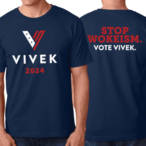 Vivek 2024 Navy Cotton T-Shirt
