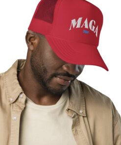 Make America Great Again Trump Trucker Hat Red