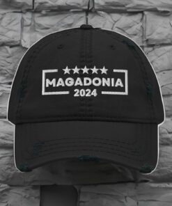 Magadonia 2024, Trump Supporter, Distressed Dad Hats