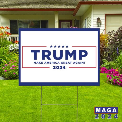 Make America Great Again Logo 2024 Yard Signs