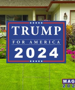 TRUMP For America 2024 Yard Sign, Political Sign