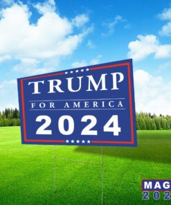 TRUMP For America 2024 Yard Signs, Political Sign