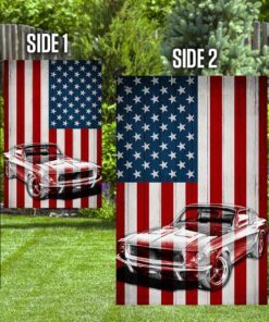 1968 mustang american flag lha1832f 4435