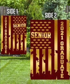 2021 graduate. senior 2021 american flag 8256
