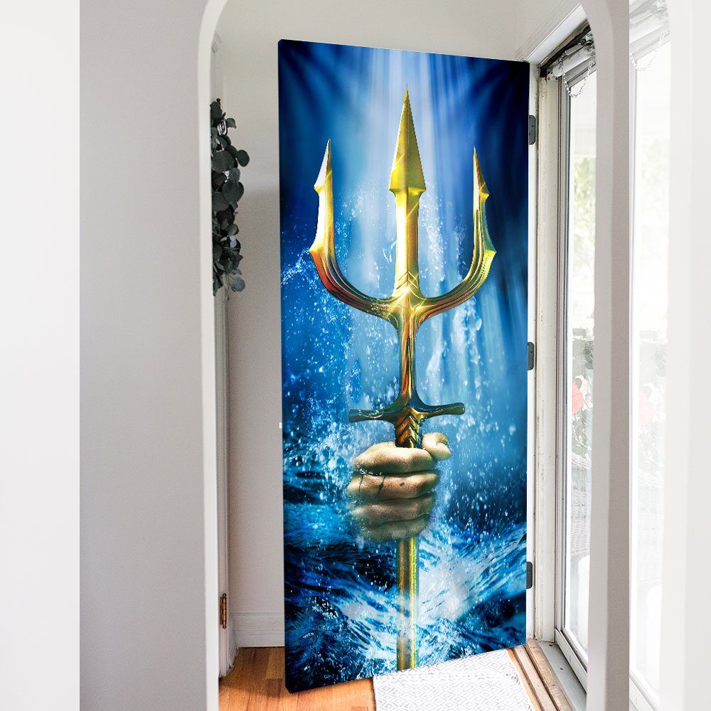 2022 Aqua Door Cover Aqua Man Poseidon Trident LNT584D - Image 5