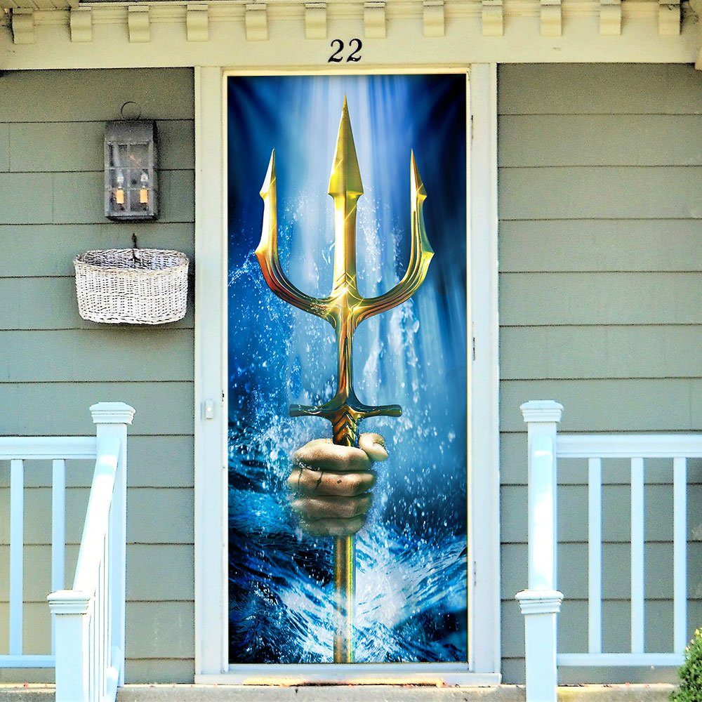 2022 Aqua Door Cover Aqua Man Poseidon Trident LNT584D - Image 2
