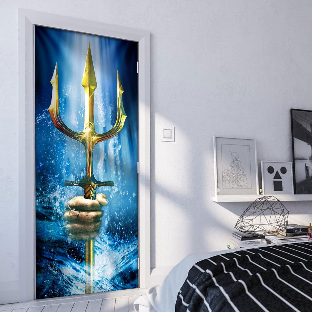 2022 Aqua Door Cover Aqua Man Poseidon Trident LNT584D - Image 3