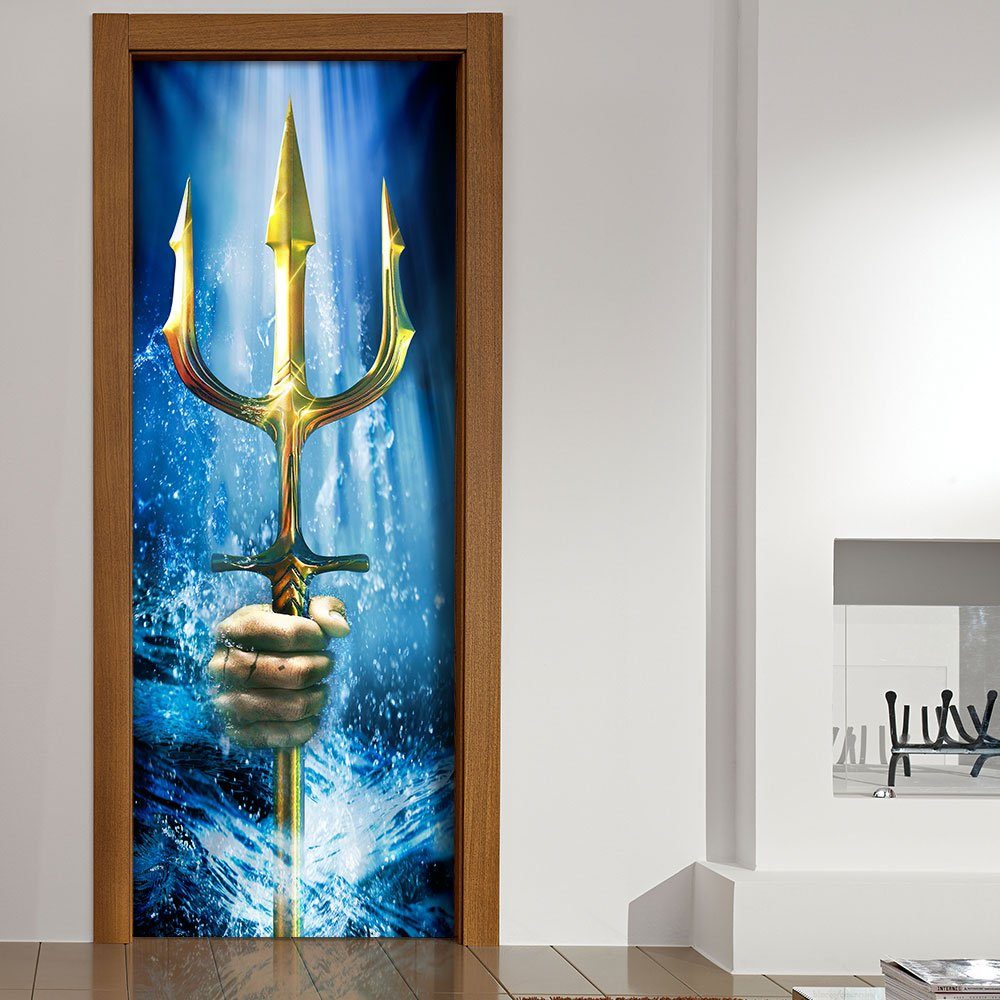 2022 Aqua Door Cover Aqua Man Poseidon Trident LNT584D - Image 4