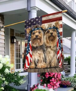 2 Yorkshire Terrier Dog Flag Charming Dog NTB216Fv19