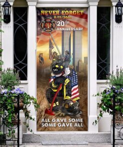 343 Firefighters The Brave Of 9/11 Door Cover DDH2752F