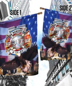 343 never forget flagwix™ firefighter 343 fdny september 11th flag 4333