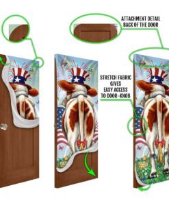 4th of july door cover america cow door cover funny shake lnt182d 3685