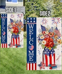 4th of july flag independence day welcome patriotic flag tqn1170f 6738