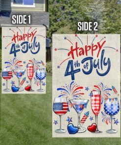 4th of july red white and blue wine patriotic flag tqn1171f 4814