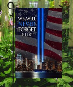 9.11.01 we will never forget flag 1126