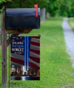 9.11.01 we will never forget flag 4790