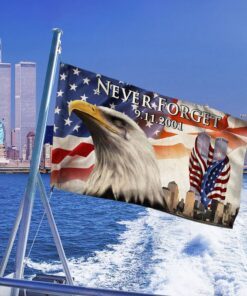 9.11 america patriot day grommet flag remembering the fallen lnt392gfv1 7427