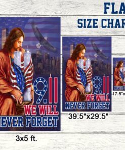 9.11 flag america patriot day flag we will never forget lnt320f 7163