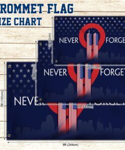 9.11 flag america patriotic grommet flag never forget lnt381gf 3172