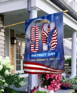 9.11 flag patriot day never forget mlh1757f 2966