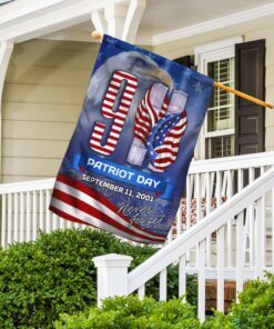 9.11 flag patriot day never forget mlh1757f 5598