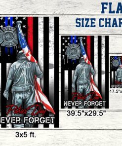 9.11 never forget flag america patriot flag patriot day never forget lnt405f 5035