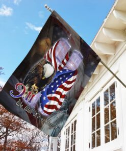 9.11 we will never forget patriotic flag pn590f 1483