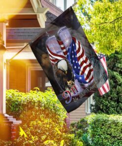 9.11 we will never forget patriotic flag pn590f 7689