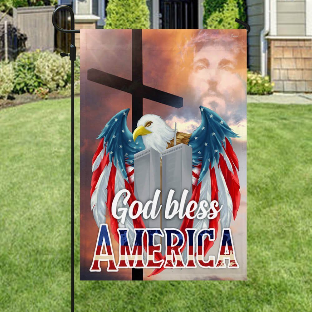 9/11 Flag, Never Forget 911, American Eagle Flag, God Bless America LNT246F - Image 4