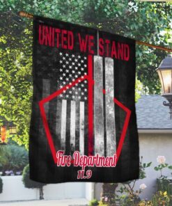 911 flag, never forget 911, flag for fire department, united we stand lnt248f 4511