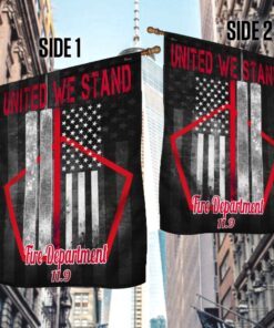 911 flag, never forget 911, flag for fire department, united we stand lnt248f 5075