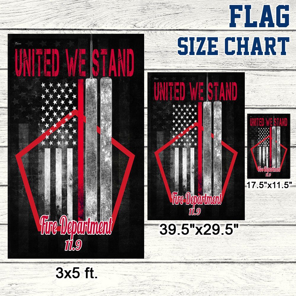 9/11 Flag, Never Forget 911, Flag For Fire Department, United We Stand LNT248F - Image 7