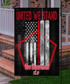 911 flag, never forget 911, flag for fire department, united we stand lnt248f 6713